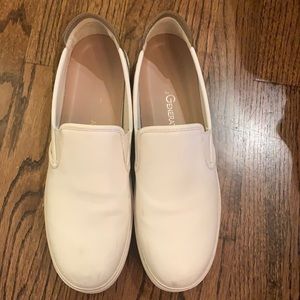 BCBGeneration White Platform Sneakers